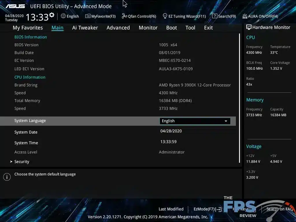 Sådan tager du et eller flere screenshots af din BIOS
