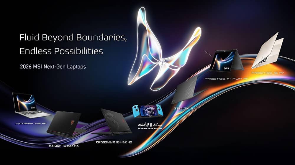 MSI CES 2026 Lineup